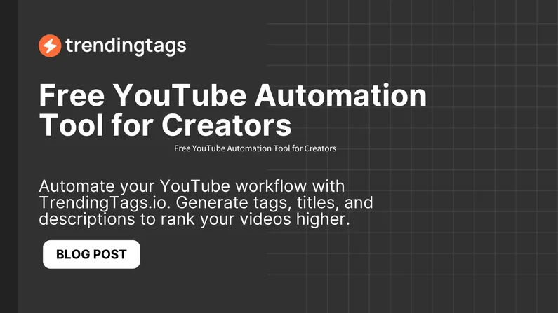 Free YouTube Automation Tool for Creators